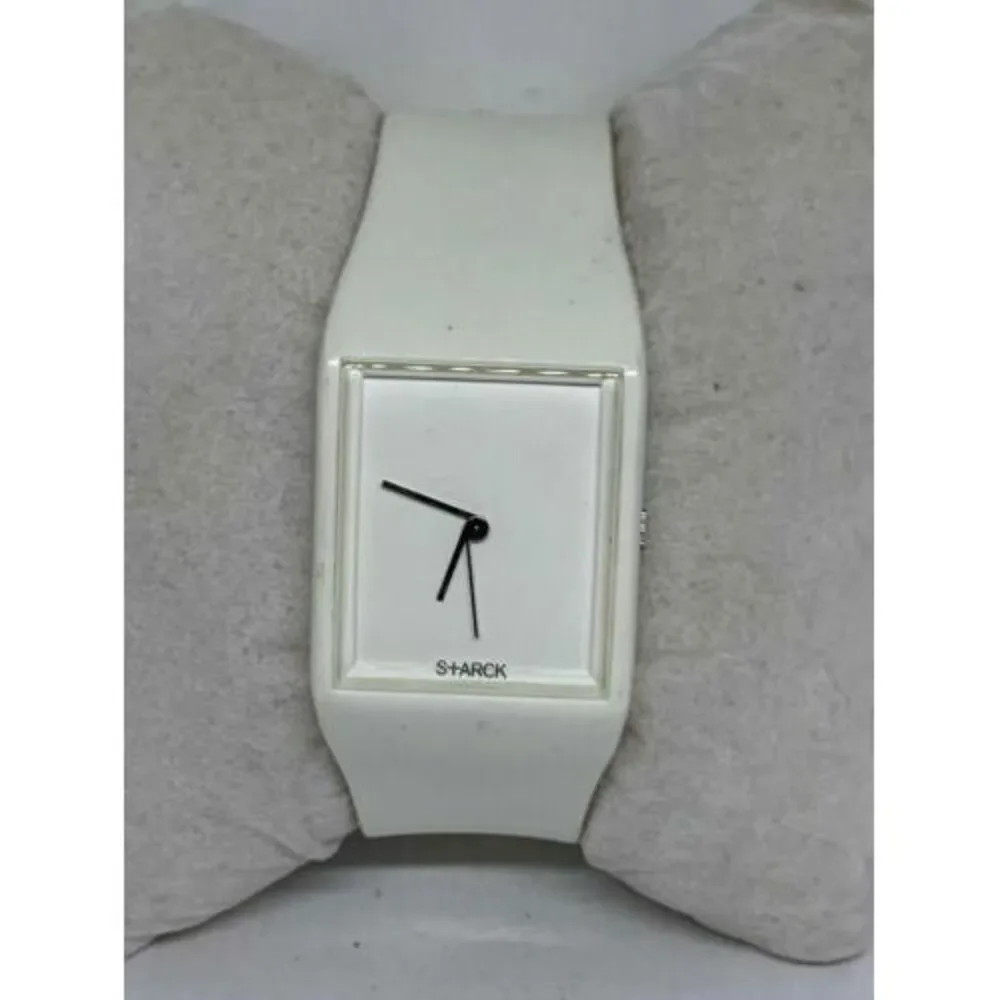Starck PH5035 Economique Unisex Silicone Analog White Dial Quartz Watch Aa124